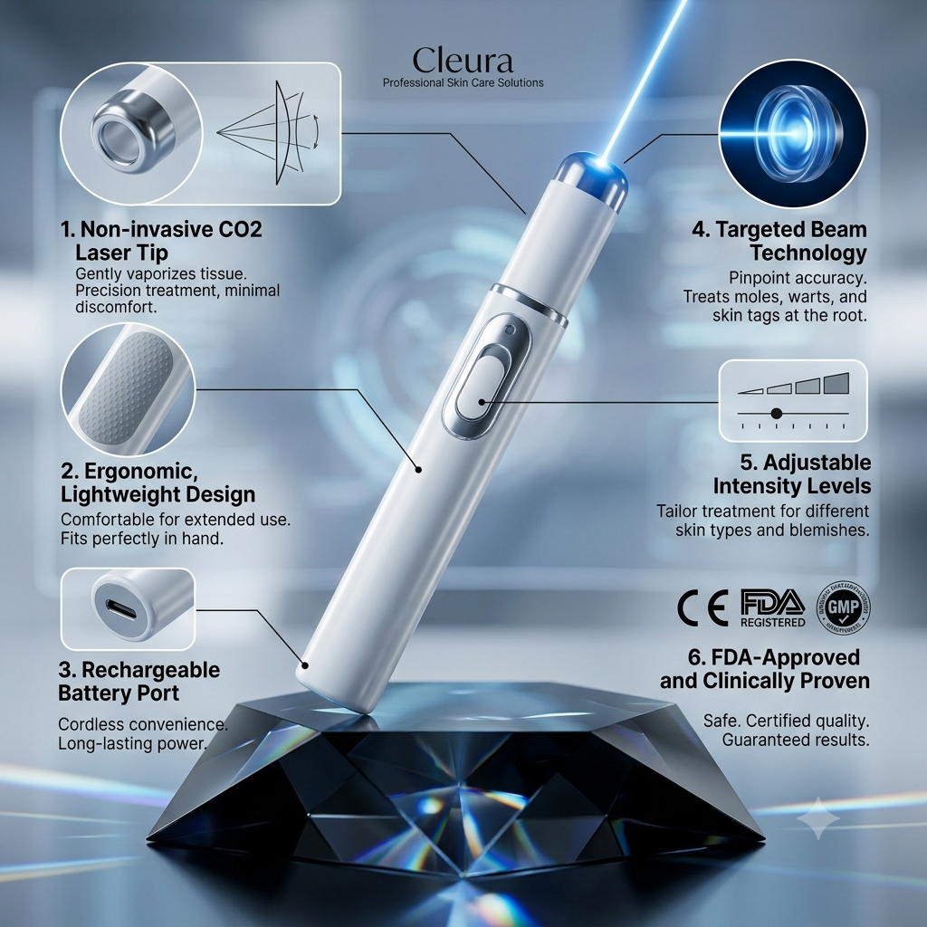 Cleura Mole and Wart Removal Pen